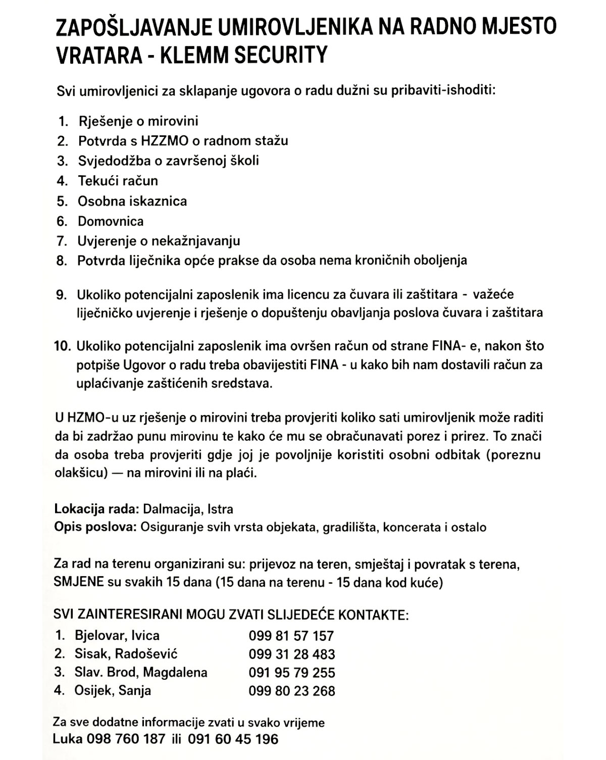 Klemm posao1