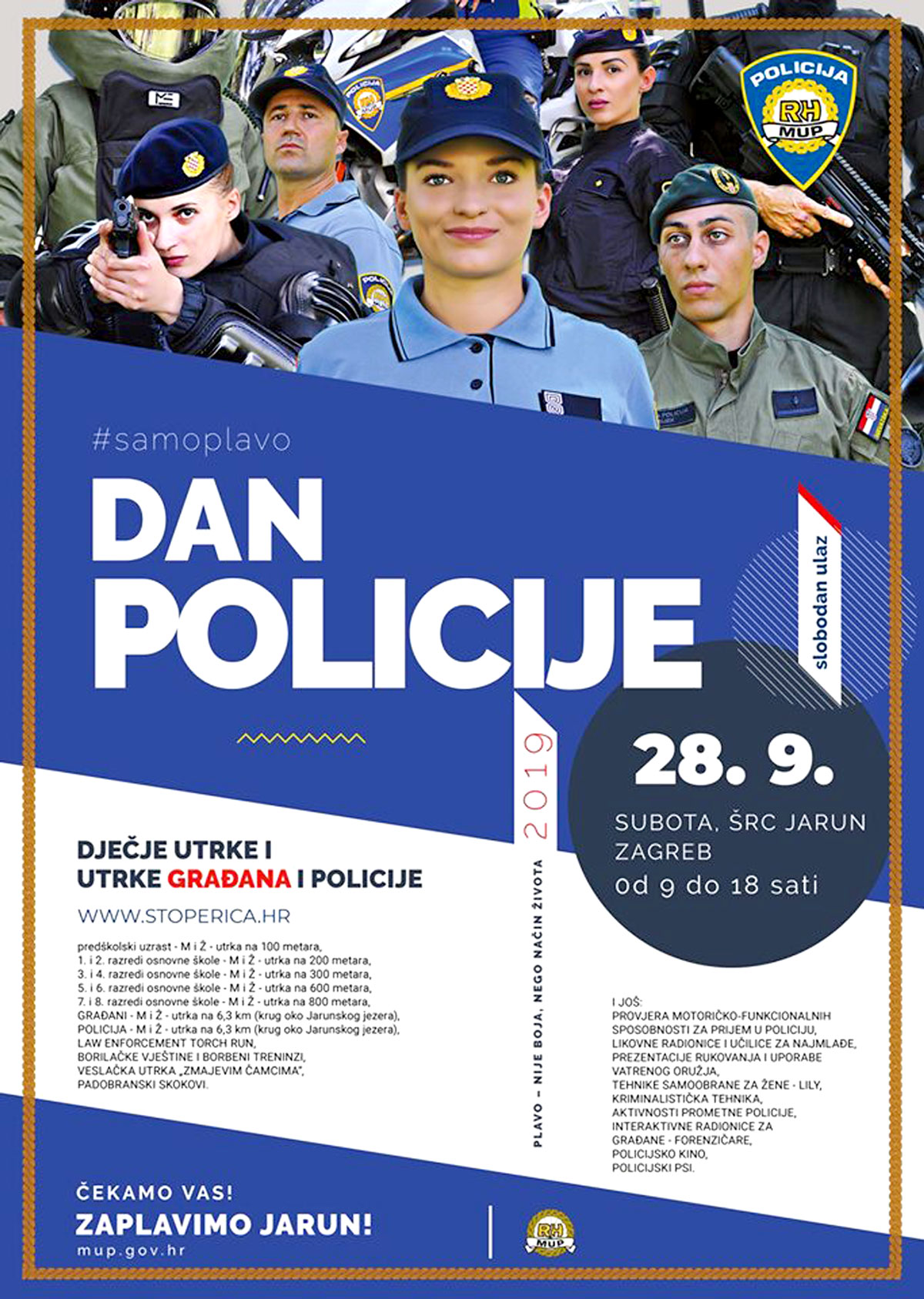Plakat dan policije 2019